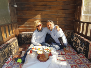 colazione tipica turca servita in un Kosk
